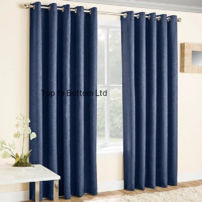 Navy curtain